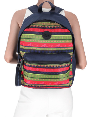 Mochila Para Mujer Rey Leon W Capsule Azul Hblibiacw