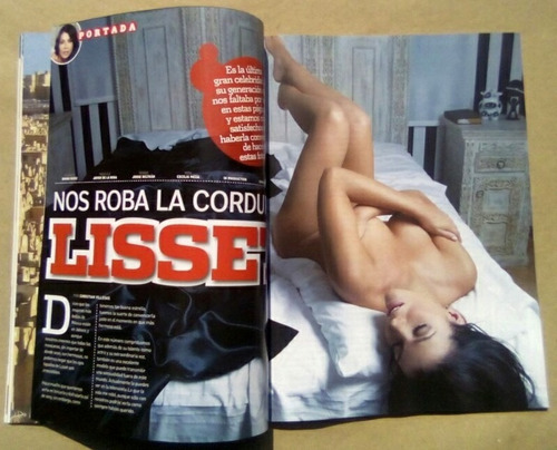 Lisset. Esperanza Gómez, Checo Pérez (entrevista). Revista. (Usado)