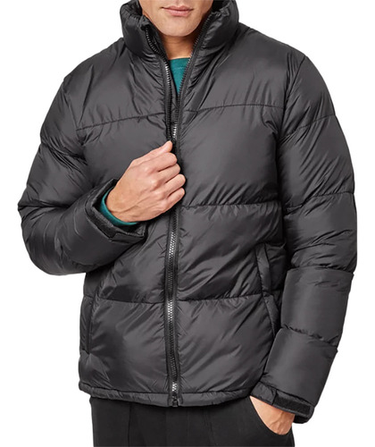 Campera Hombre Puffer Inflable Impermeable Cuello Liviana