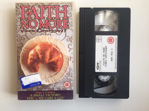 Imagem 1 de 7 de Faith No More Video Croissant Fita Vídeo Vhs Importada Uk