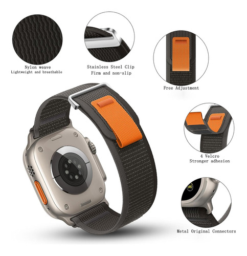 Kakulan Trail Loop Compatible Con Apple Watch Band 42 Mm 44