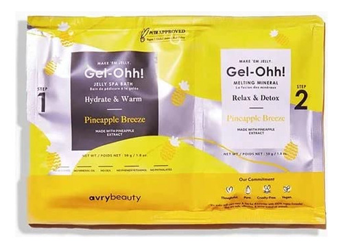 Avrybeauty Gel-ohh! Jelly Spa Bath Pineapple Breeze 1 Paquet