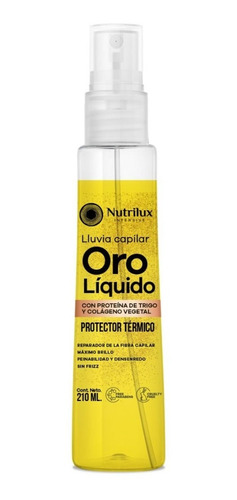 Oro Líquido 210ml Protector Térmico Pre Plancha Nutrilux