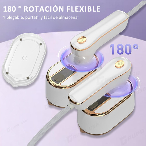 Plancha Vapor Para Ropa 1100w Vertical Mini Y Portátil Viaje