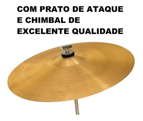 Bateria Spanking Profire Vermelha Bb20 C/ Ferragens Preta