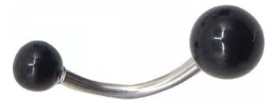 Piercing Ombligo Bb-uv Negro 1.6x10x4/6 10 Unds