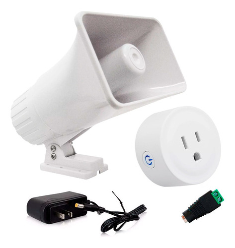 Kit Sirena Wifi 2 Tonos 30w Control Por App Alexa /google