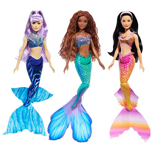 Set De Muñecas Mattel Disney La Sirenita Ariel Sisters Wi