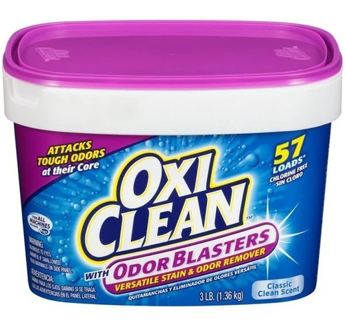 Quitamanchas En Polvo Oxiclean Odor Blaster 1.36 Kg