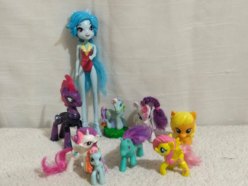 Lote De 9 Pz Juguete De Mi Little Pony (Usado)