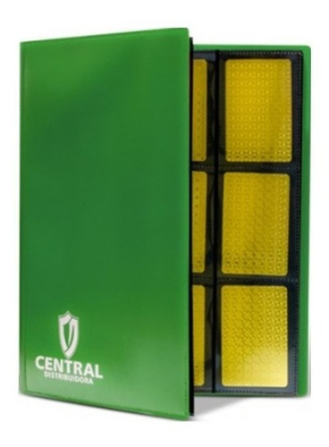 Imagem 1 de 3 de Pasta / Fichário Para Card Games Verde - Tam-3x3 Central