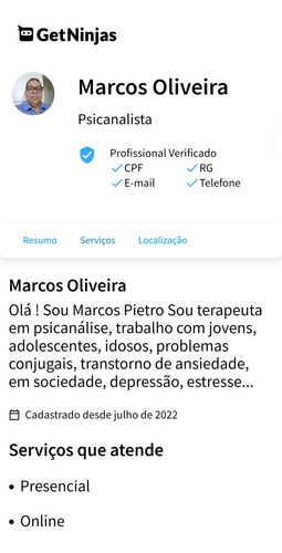 Terapeuta Em Psicanálise 