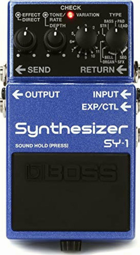 Boss Sy-1 Pedal Sintetizador- Mejor Calidad, Azul (sy-1)