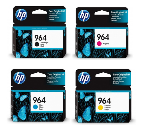 Cartuchos De Tinta Hp 964 (negro, Cian, Amarillo, Magenta) 