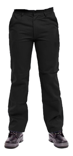 Pantalon Ombu Clasico Negro Trabajo Grafa Talle 40