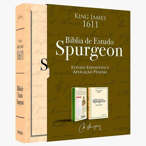 Bíblia De Estudos E Sermões De Charles Haddon Spurgeon