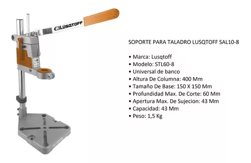 Soporte Para Taladro De Mano Lusqtoff Stl60-8 Universal