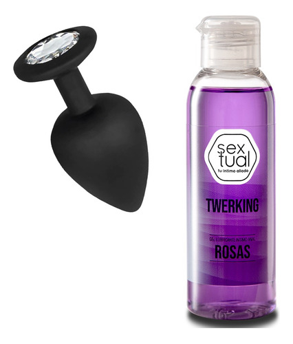 Plug Dilatador Joya Anal Sexshop + Gel Anal 80ml