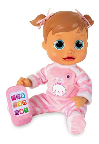 Boneca Baby Wow Analu Rosa Multikids - Br732