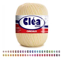Comprar Linha Cléa 1000m Círculo Crochê Fio Sua Cor Cor Creme 1074