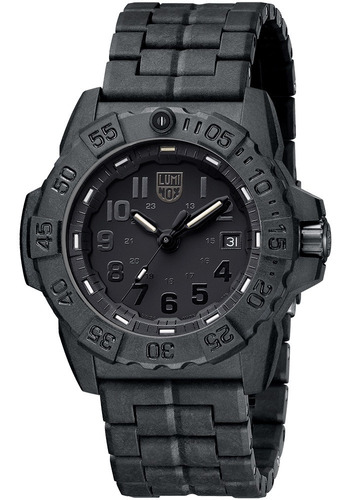 Relógio Luminox Xs.3502.bo Navy Seal Blackout Carbon