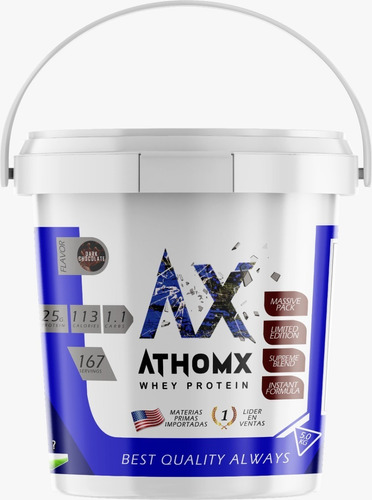 Whey Protein Athomx 80% 5kg Proteína De Suero Varios Sabores