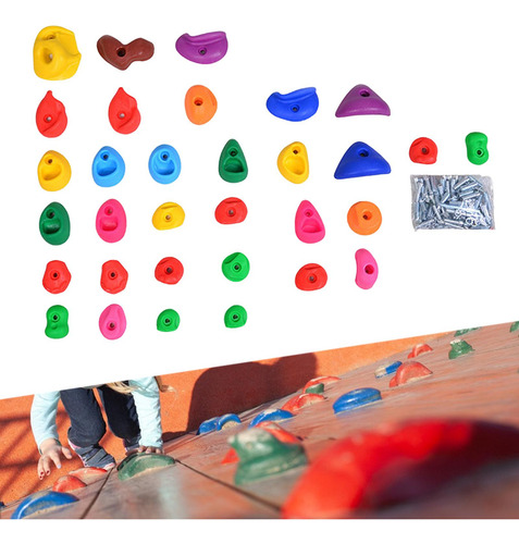 Soportes Para Escalada En Roca, Kit De Juego De 32 Piezas