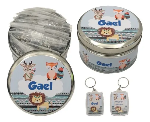 comprar Lata Souvenir Con Llaveros Personalizados