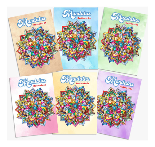 Libro Para Colorear Mandalas Antiestres Niños Sorpresita