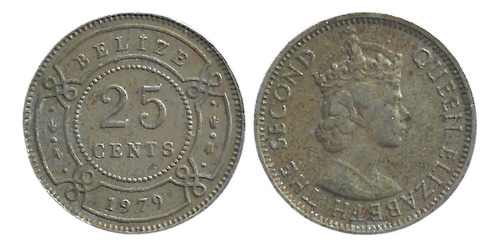Belice 25 Cents 1979 Bz#01 (Usado)