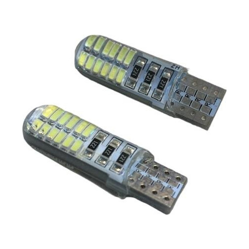 Lampara De Posicion T10 Siliconado 24 Led Smd