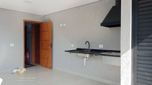Imagem 3 de 16 de Cobertura Com 2 Dormitórios À Venda, 70 M² Por R$ 360.000 - Vila Santa Teresa - Santo André/sp - Co1370