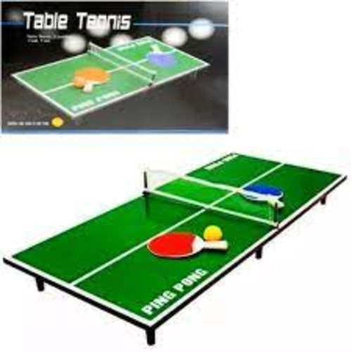 Mesa De Ping Pong Infantil Completa Acessórios Tenis Mesa