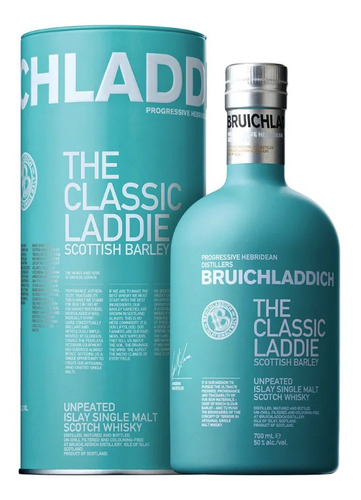Imagen 1 de 2 de Whisky Bruichladdich Classic Laddie. Whisky Single Malt 50°