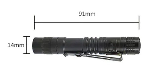Mini Lanterna Edc Xp-1 Cree Led Forte Aaa Tatica Com Clip