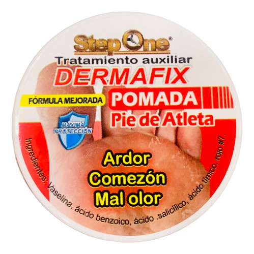 Dermafix Tratamiento Para El Pie De Atleta Pomada Step One