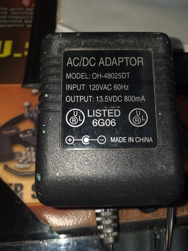 Adaptador Ac/dc 120v-13,5v