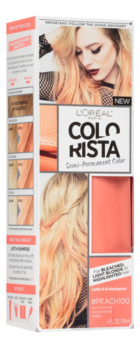 Tinte De Pelo L'oréal Paris Colorista Semipermanente Melocot