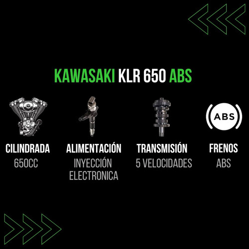 Imagen 10 de 15 de Kawasaki Klr 650 Abs Fi ¡oportunidad Increible!