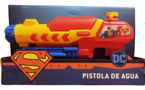 Pistola De Agua Superman Juguete Lanzador Verano Arma Infant