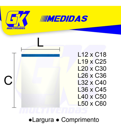 Envelope Ecommerce Full Transparente 19x25 200 Pç Imperdível