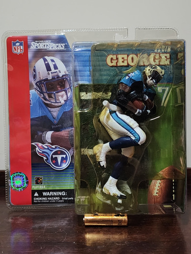 Mcfarlane Nfl Eddie George Tennessee Titans B S01 2001 B