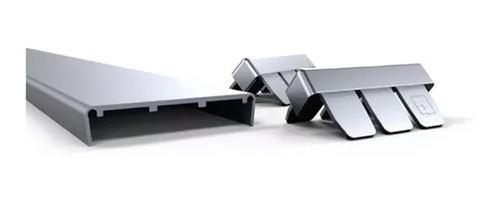 Tapacanto Aluminio 3mts 25mm Para Muebles Grupo Euro