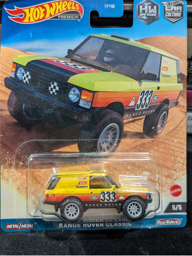 Hot Wheels Premium Range Rover Classic Llantas De Goma