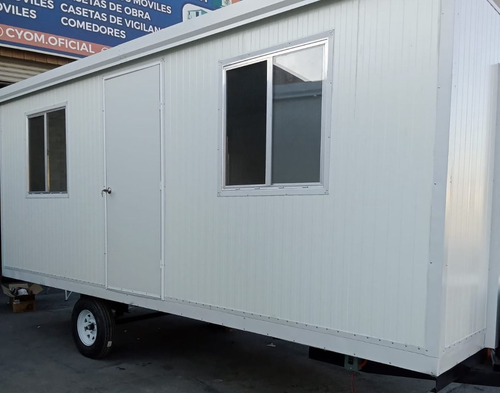 Caseta Remolque Traila Camper Oficina Móvil Nva P/ 7 C/ Wc