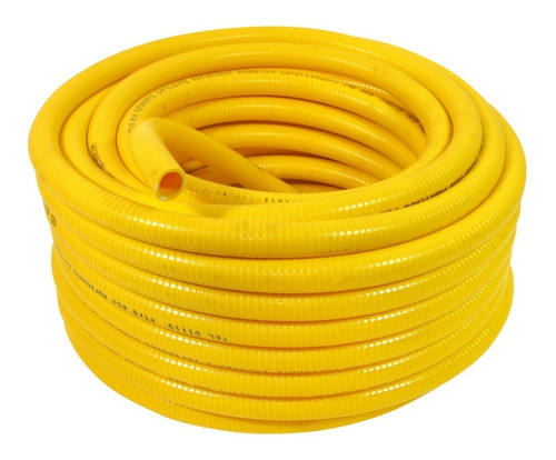 Manguera Pvc Amarilla Cloaca Desagote 2 1/2 63mm X 25 Mts