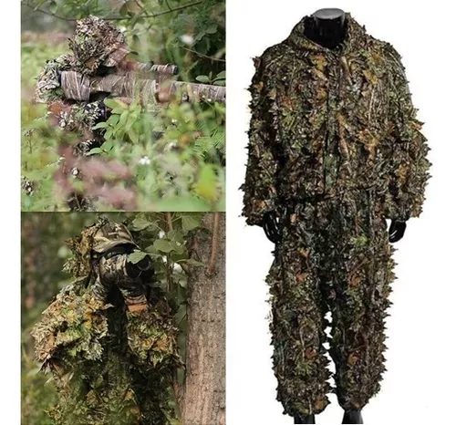 Roupa De Caça Camuflada, 2 Cores, Ghillie, Conjunto De Roupa De Camuflagem  Para Sniper, Uniforme De Airsoft Militar - Conjuntos Masculinos - AliExpress