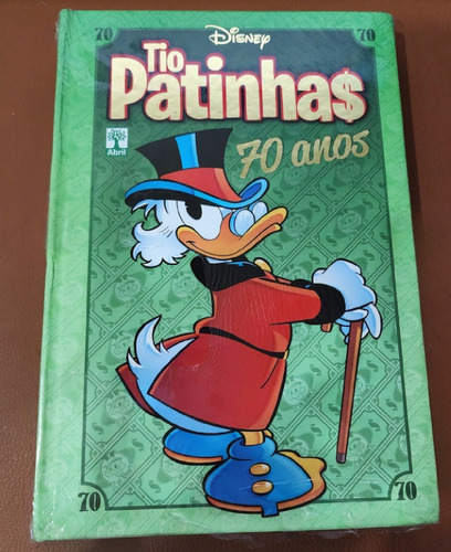 Livro 70 Anos De Tio Patinhas - Novo 