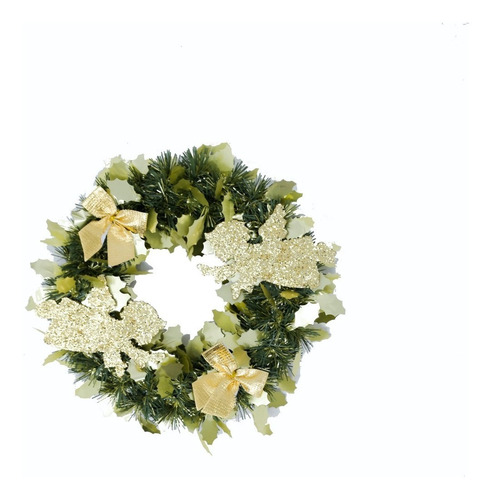 Corona Navidad 20 Cm Decorada #636