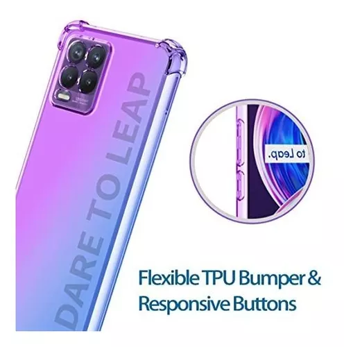 Funda de teléfono para Realme 8 5G 8s 5G Q3i V13 5G Narzo 30q3 funda  protectora de cámara funda de silicona transparente hp Soft Edge colorido  patrón Doraemon funda de la suerte